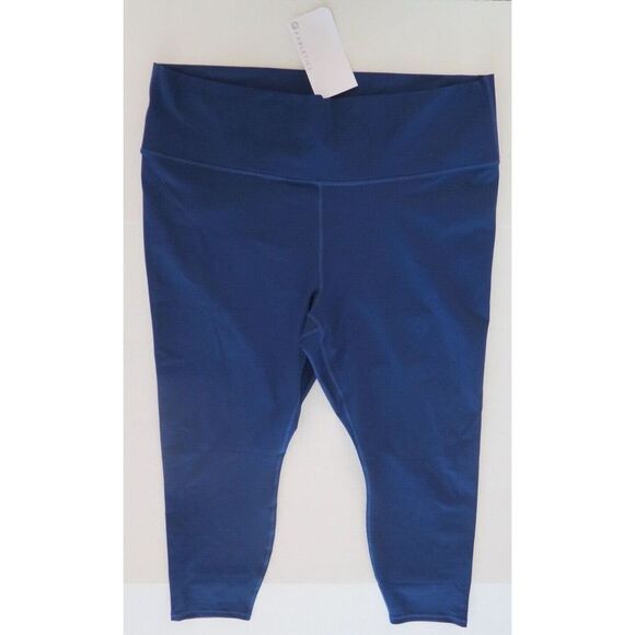 Fabletics Women's Sz 3X Navy Blue Powerhold High-Waisted 7/8 Leggings $70+ - Picture 1 of 6